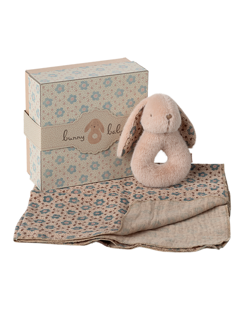 Bunny rattle set - Powder