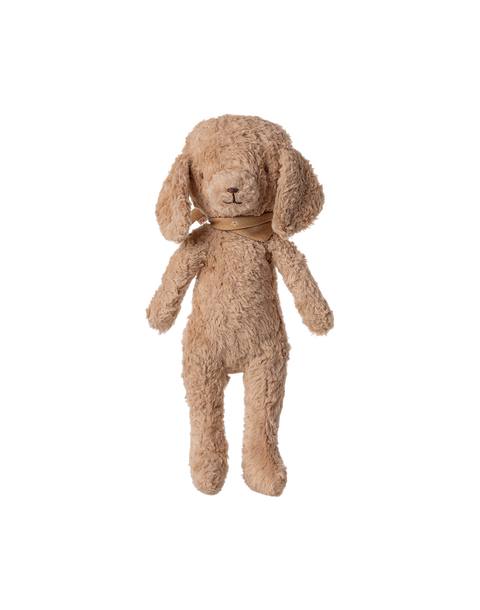 Poodle dog, Vintage plush - Dusty powder