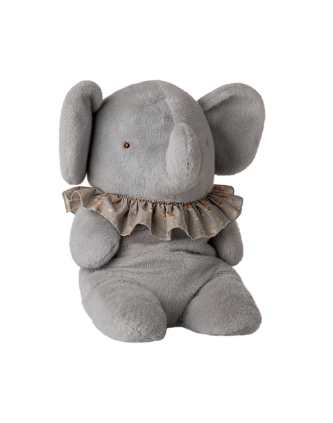 Elephant plush, Big - Blue/grey