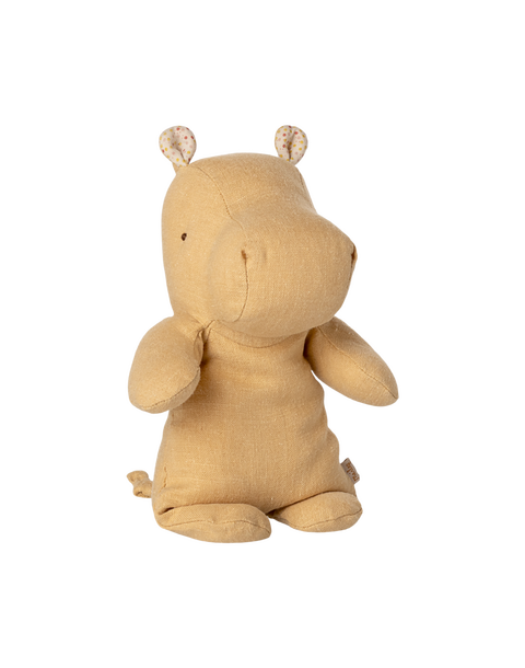 Hippo, Small - Cream yellow