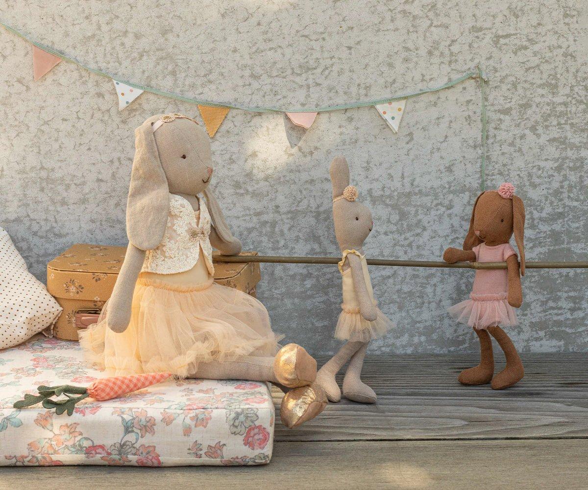 Bunny size 1, Chocolate brown - Ballet suit and skirt rose image number 1