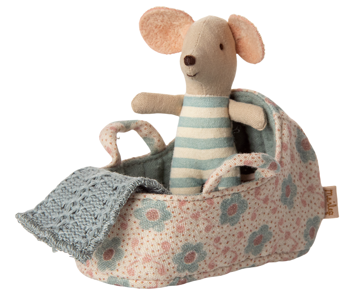 Carry cot, Baby mouse - Blue image number 2