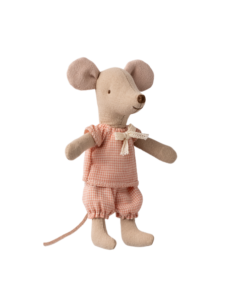 Little sister mouse in matchbox
