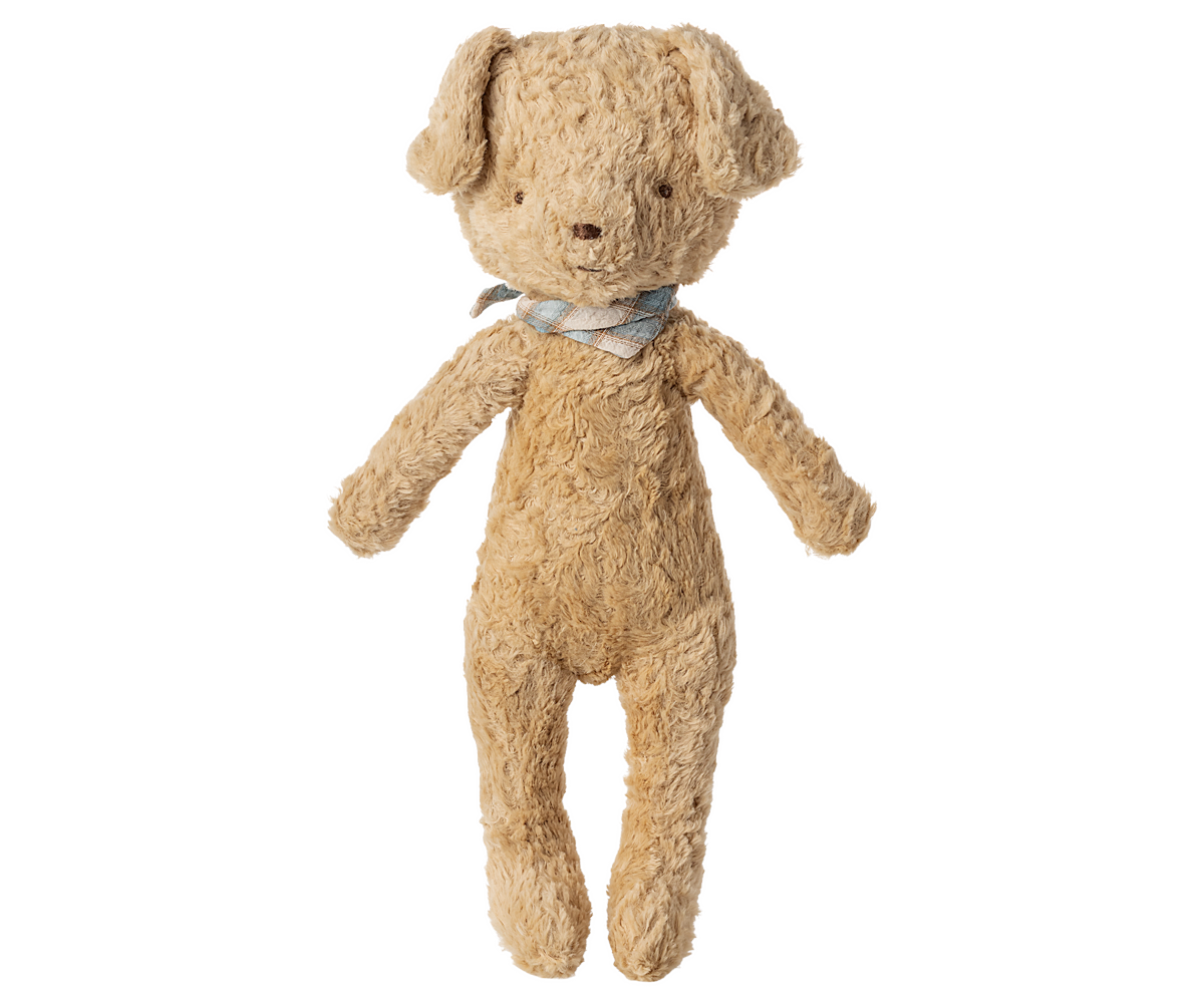 Dog, Vintage plush - Soft sand