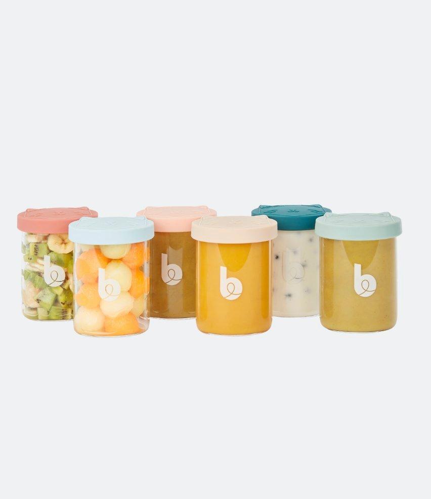 Baby Glass Food Jars Set of 6 (8.5oz Each)