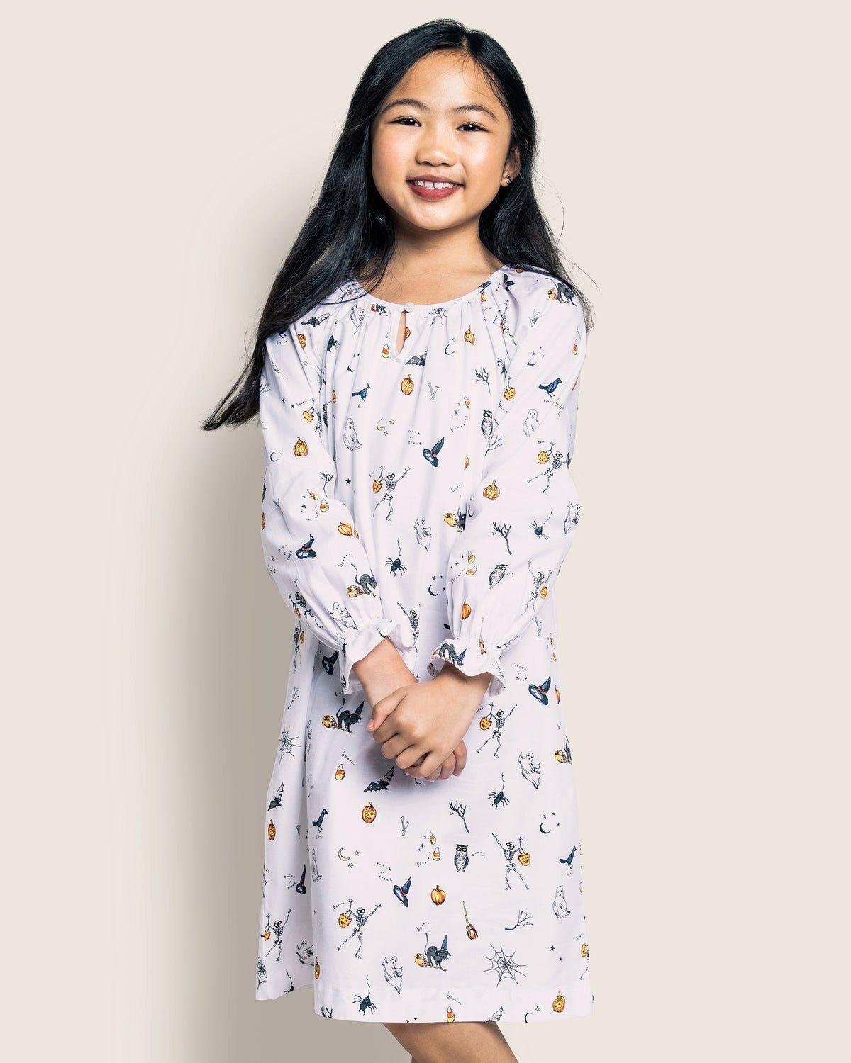 Girl's Twill Delphine Nightgown in Trick or Treat image number 1