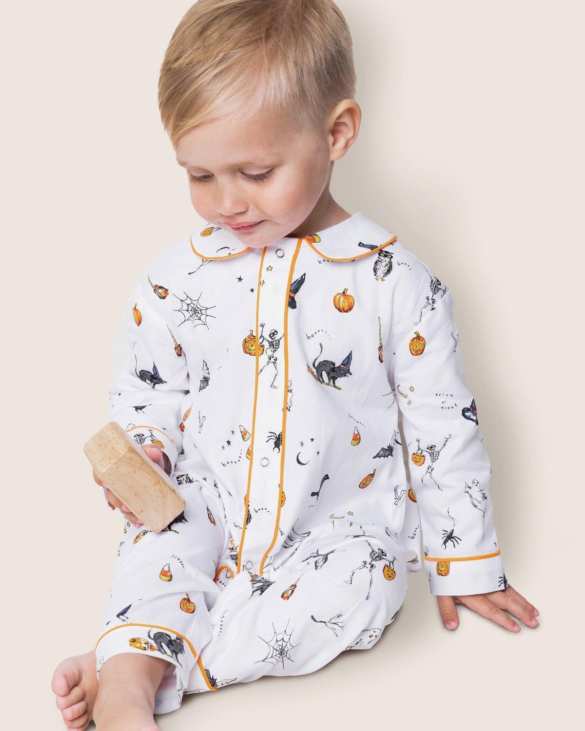 Baby's Twill Cambridge Romper in Trick or Treat image number 3