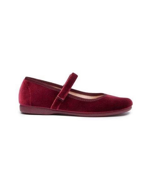 Cassie Burgundy Mary Jane