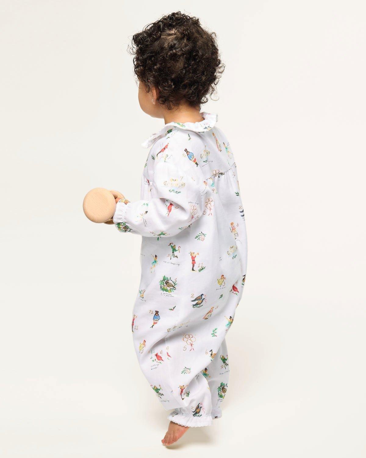 Baby's Twill Madeline Romper in 12 Days of Christmas image number 4