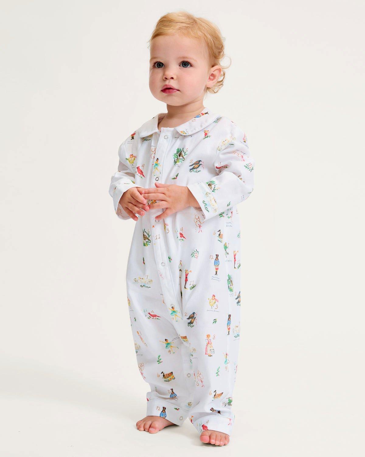 Baby's Twill Cambridge Romper in 12 Days of Christmas