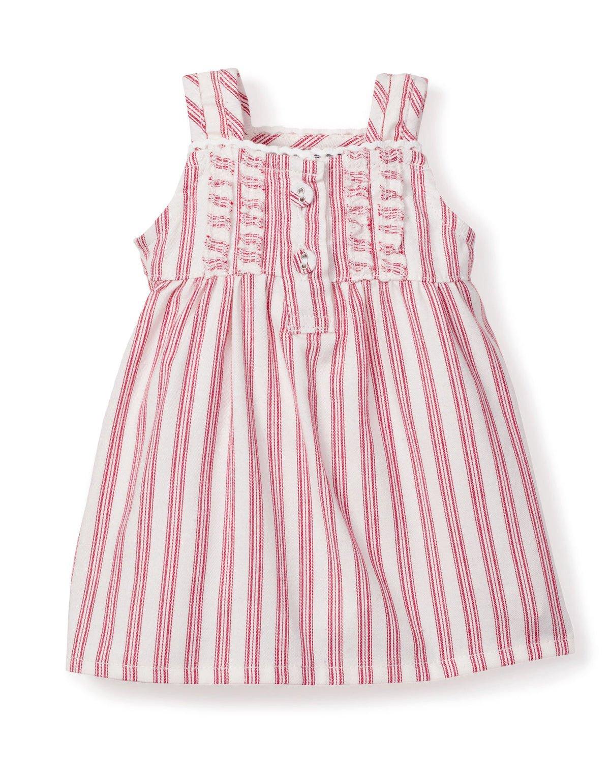 Doll Twill Nightgown in Antique Red Ticking