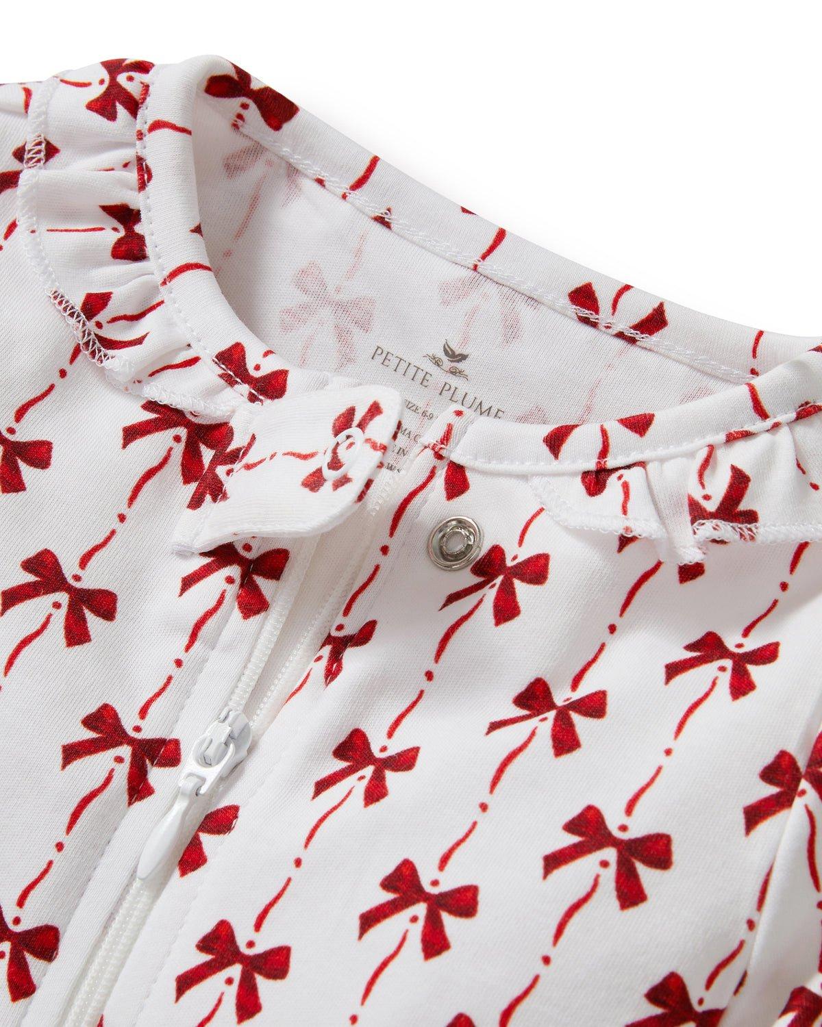Baby's Pima Romper in Blissful Bows image number 1