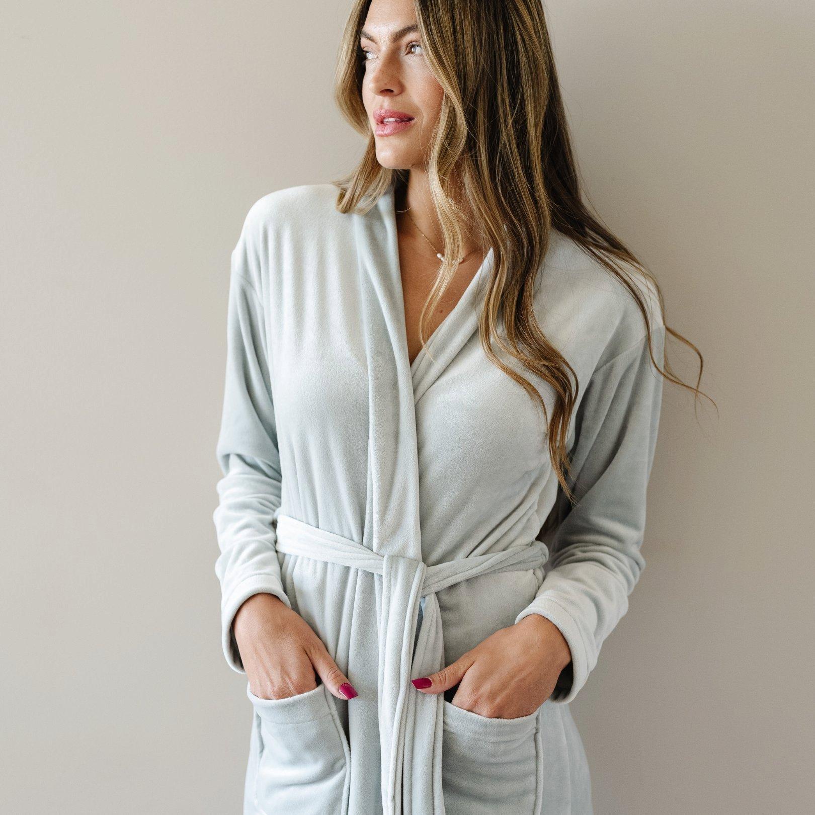 Minky Stretch Luxe Robe in Mirage image number 1