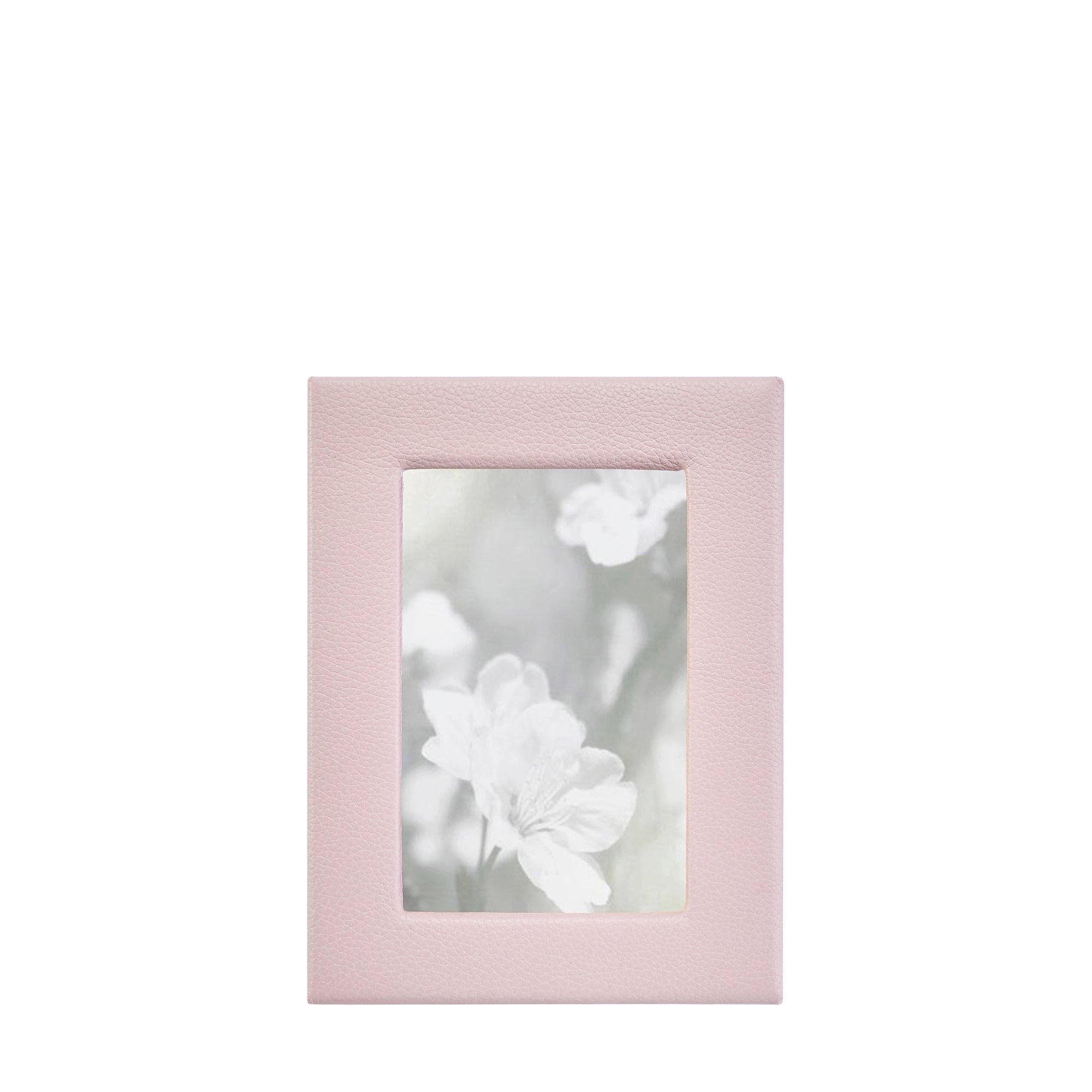 Studio Frame Light Pink Pebble Grain Leather