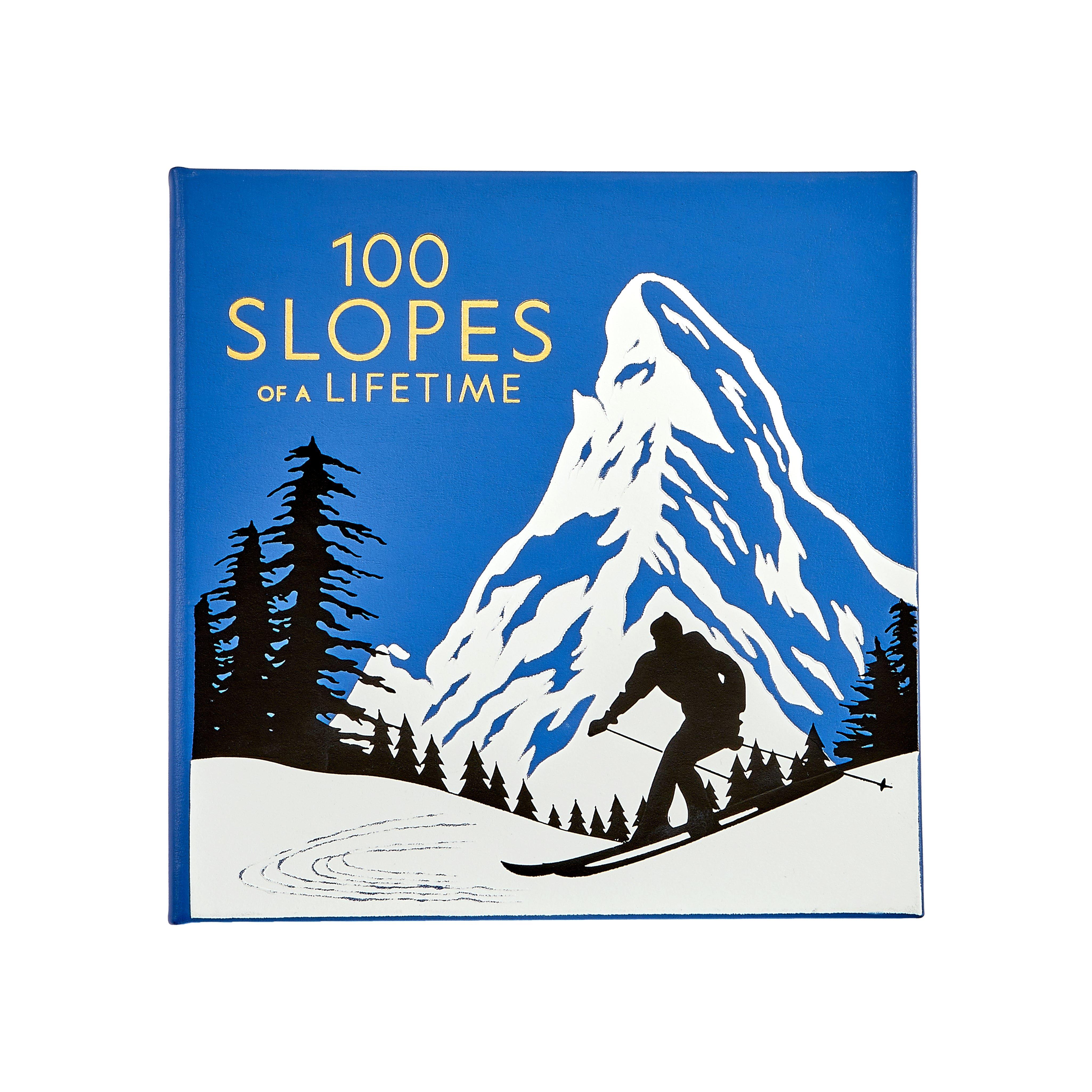 100 Slopes of a Lifetime: The World's Ultimate Ski and Snowboard Destinations Leather Bound Edition image number 2