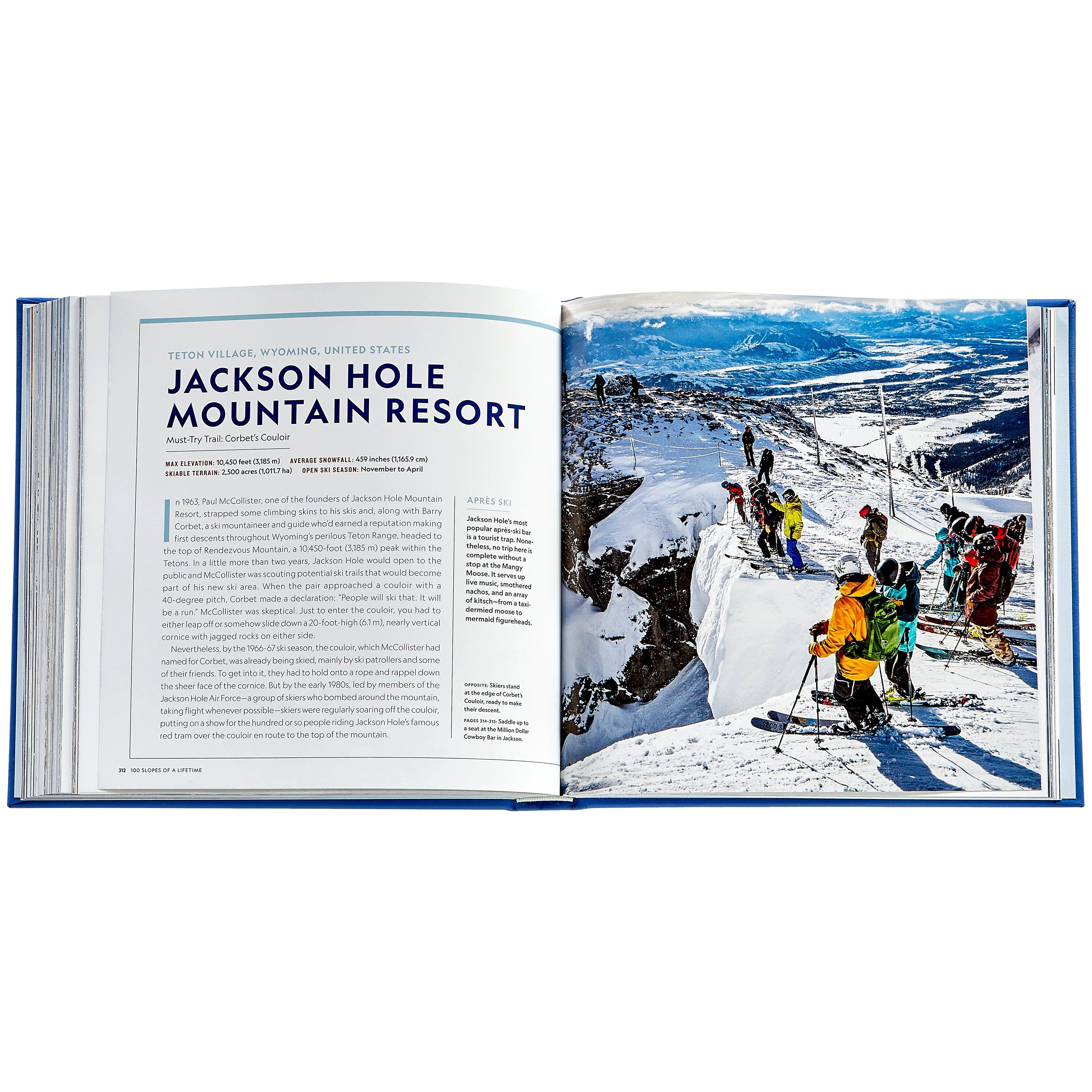 100 Slopes of a Lifetime: The World's Ultimate Ski and Snowboard Destinations Leather Bound Edition image number 3