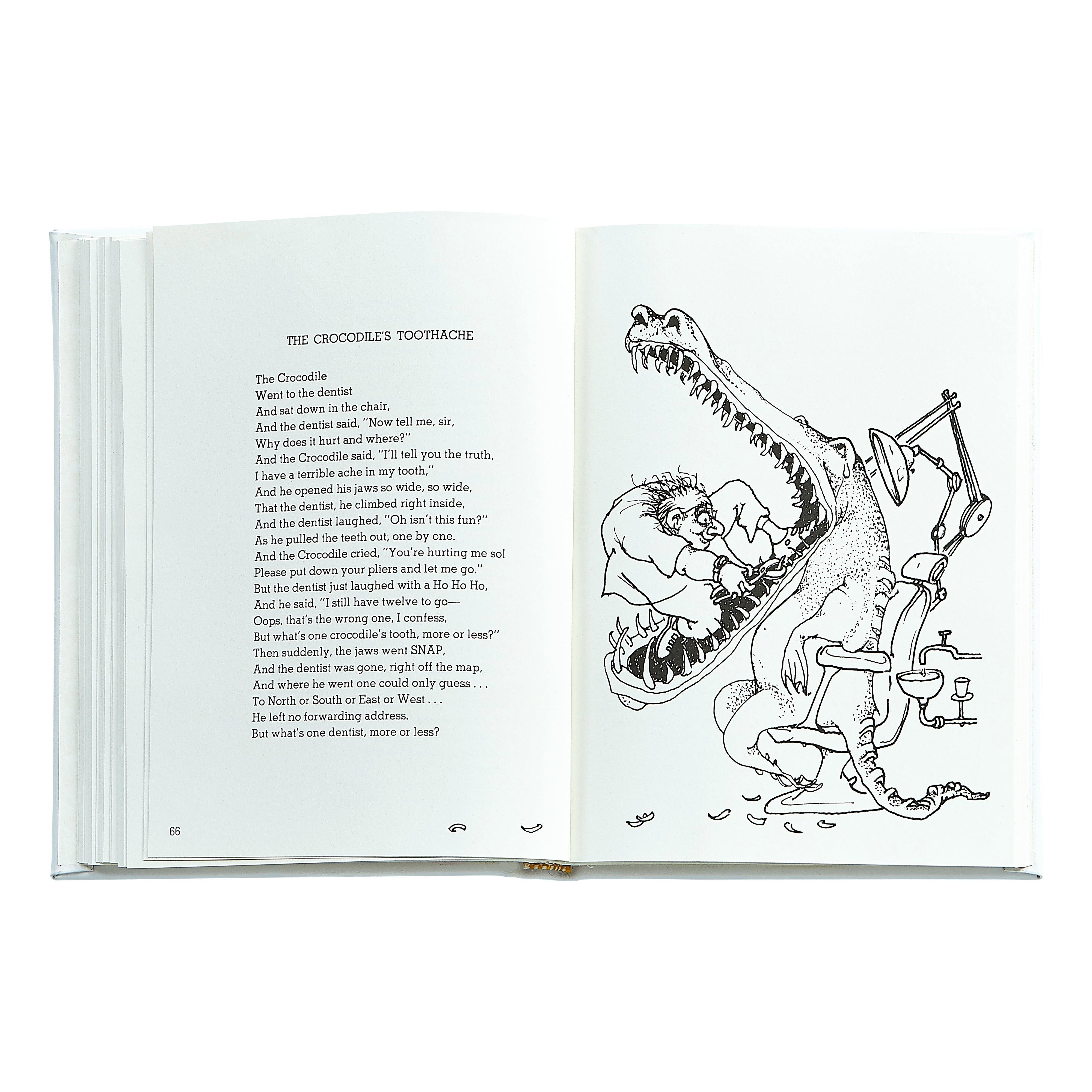 Where the Sidewalk Ends: Poems and Drawings Leather Bound Edition image number 4
