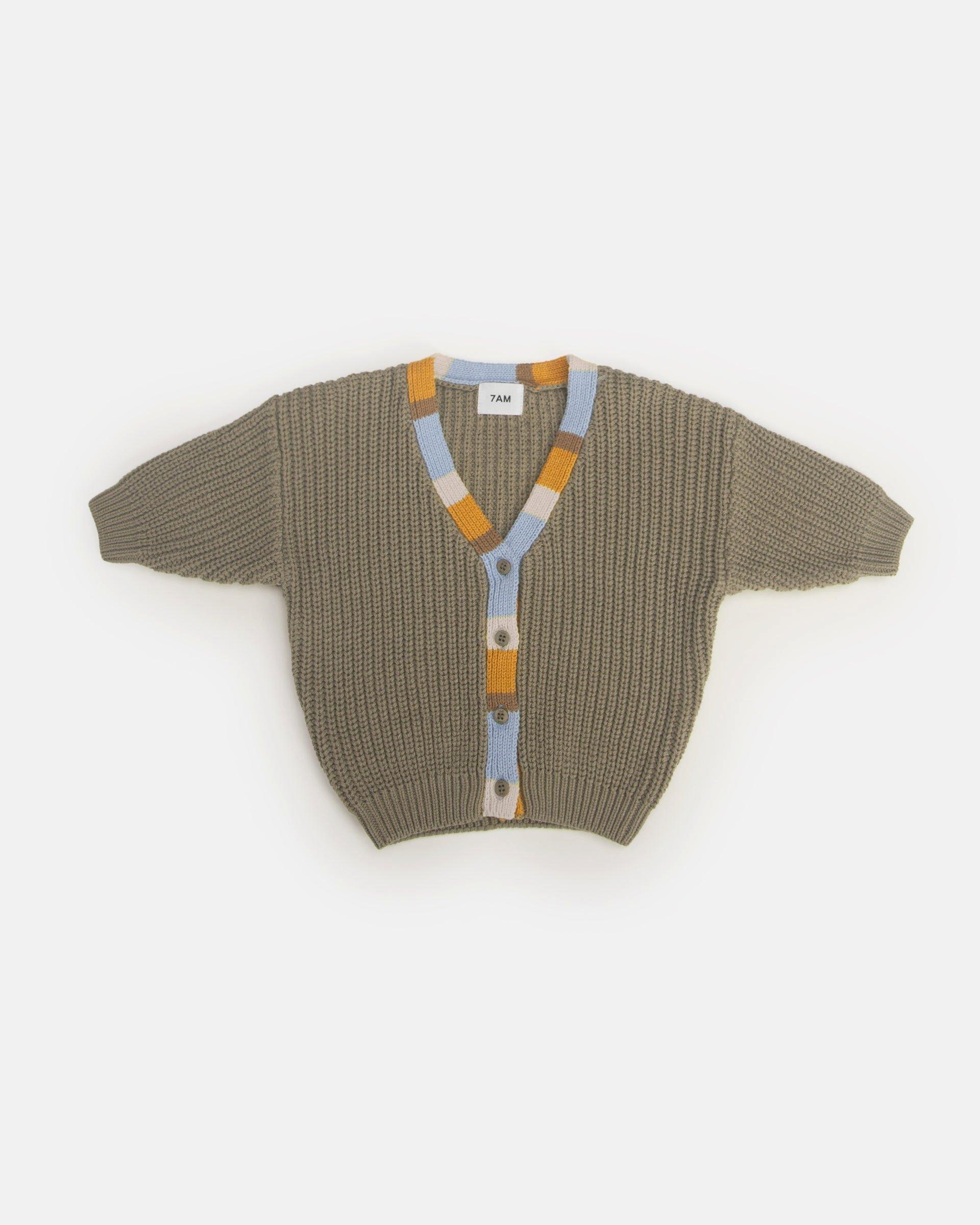 Cardigan Chunky - Olive