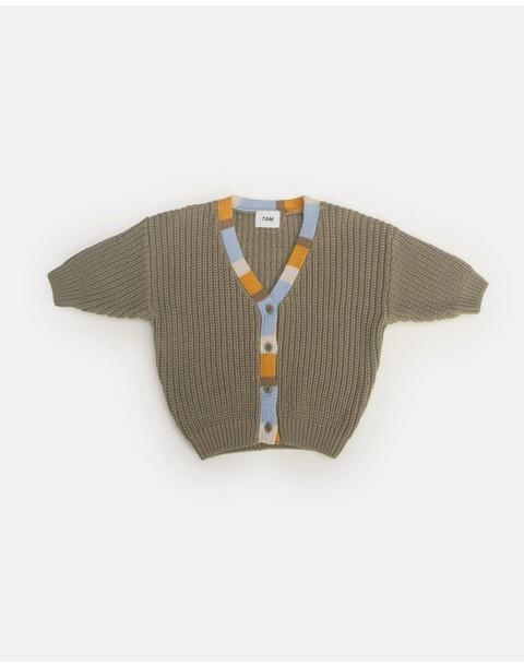 Cardigan Chunky - Olive