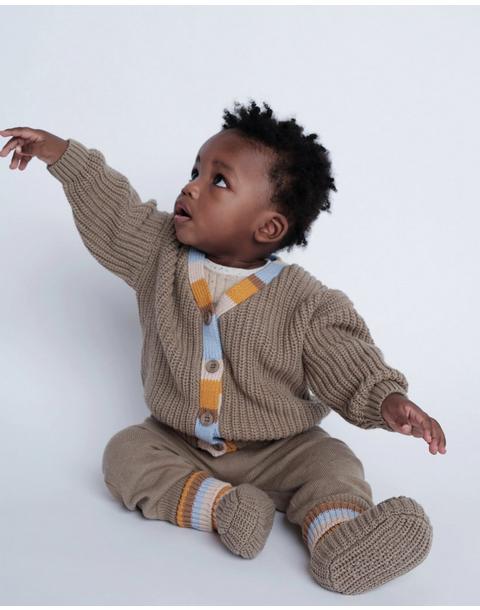 Cardigan Chunky - Olive