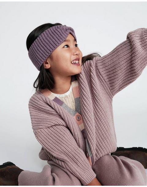 Cardigan Chunky - Ash Rose