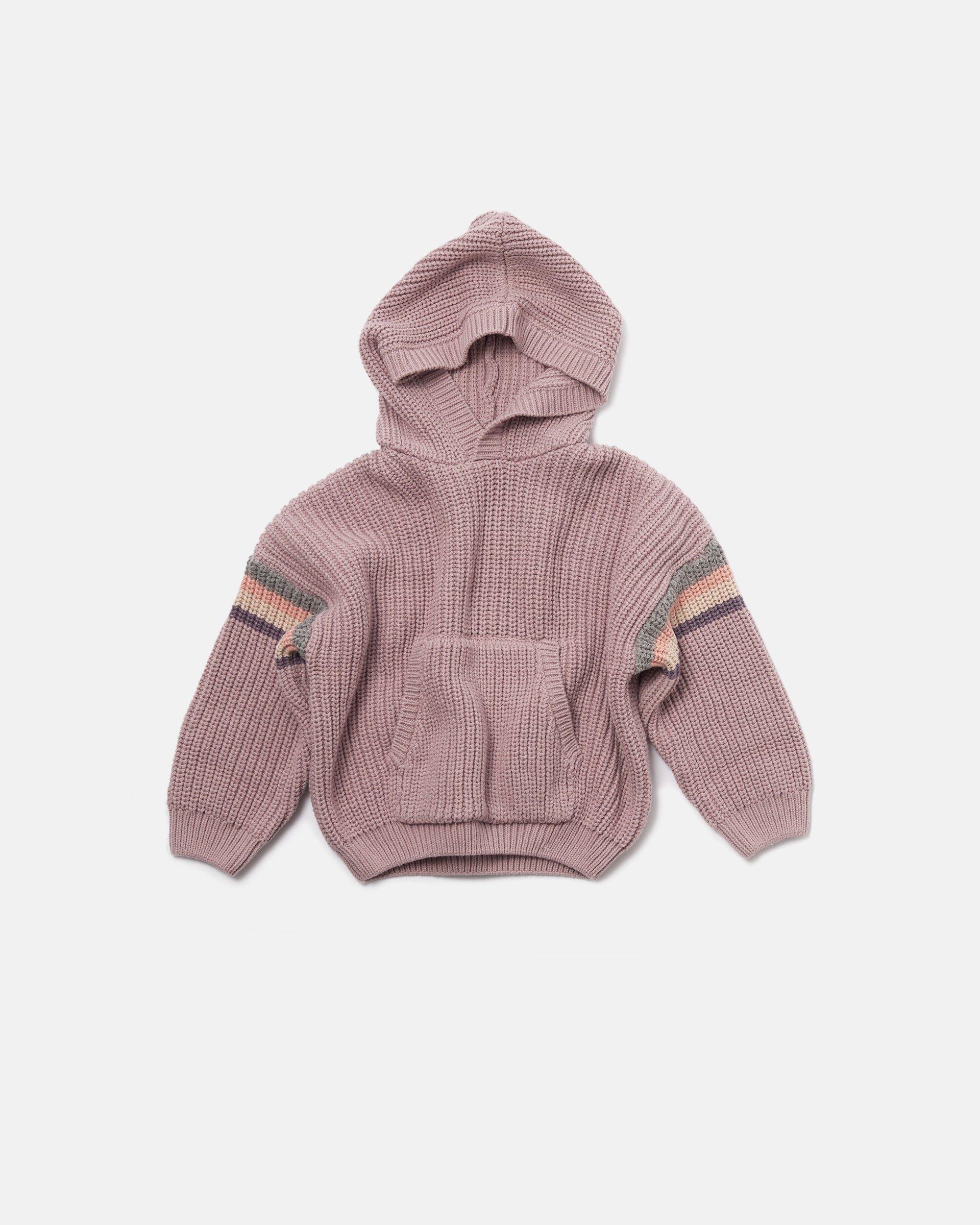 Hooded Sweater Chunky - Ash Rose image number 3