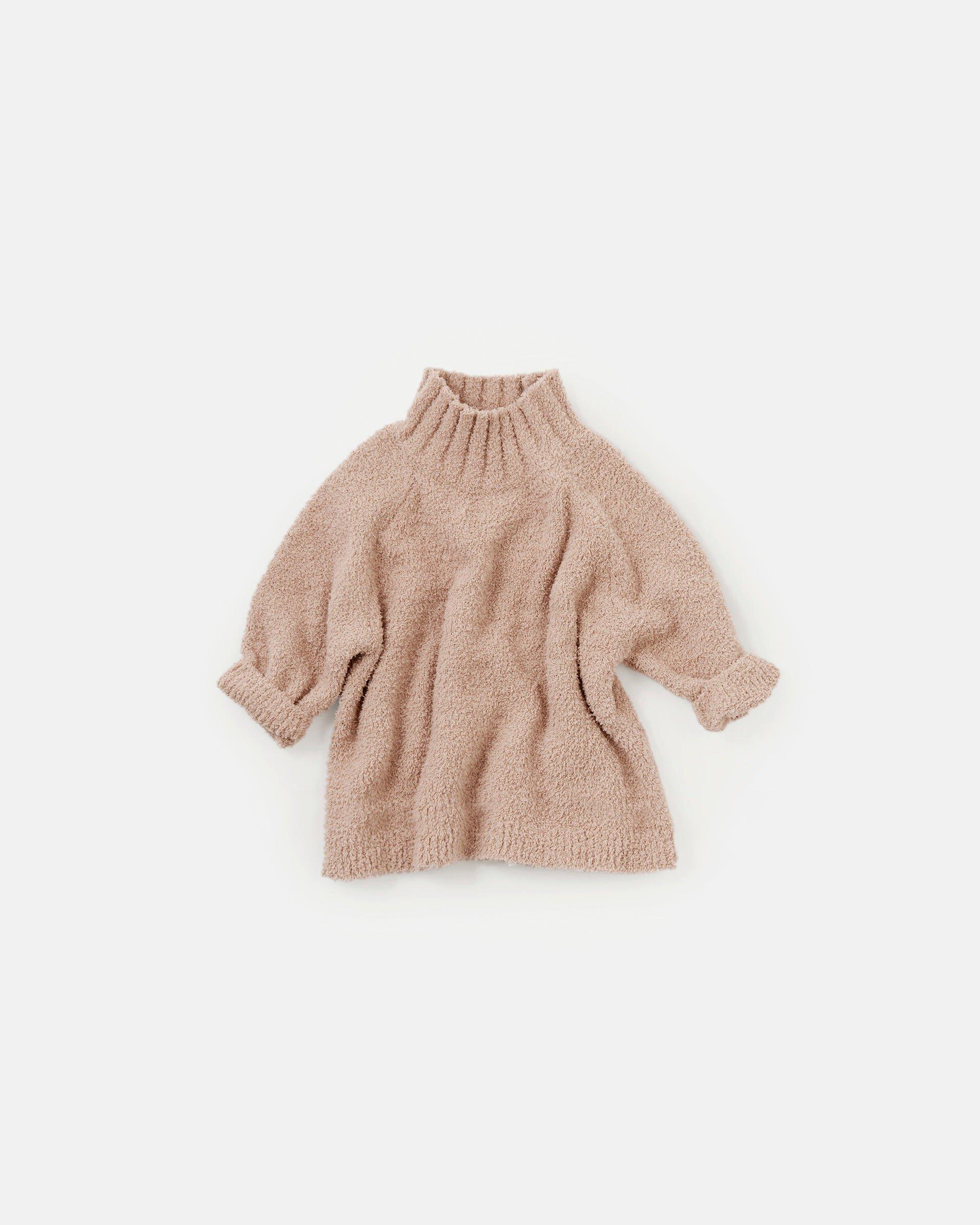 Mockneck Sweater Fuzzy - Pecan image number 4