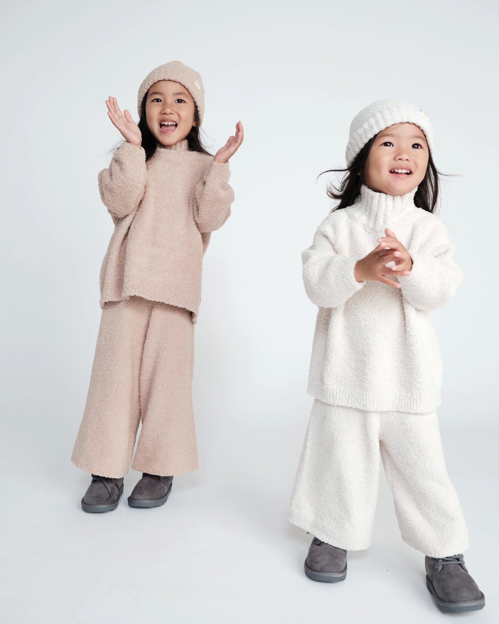 Mockneck Sweater Fuzzy - Pecan image number 1