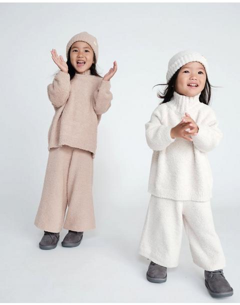 Mockneck Sweater Fuzzy - Pecan