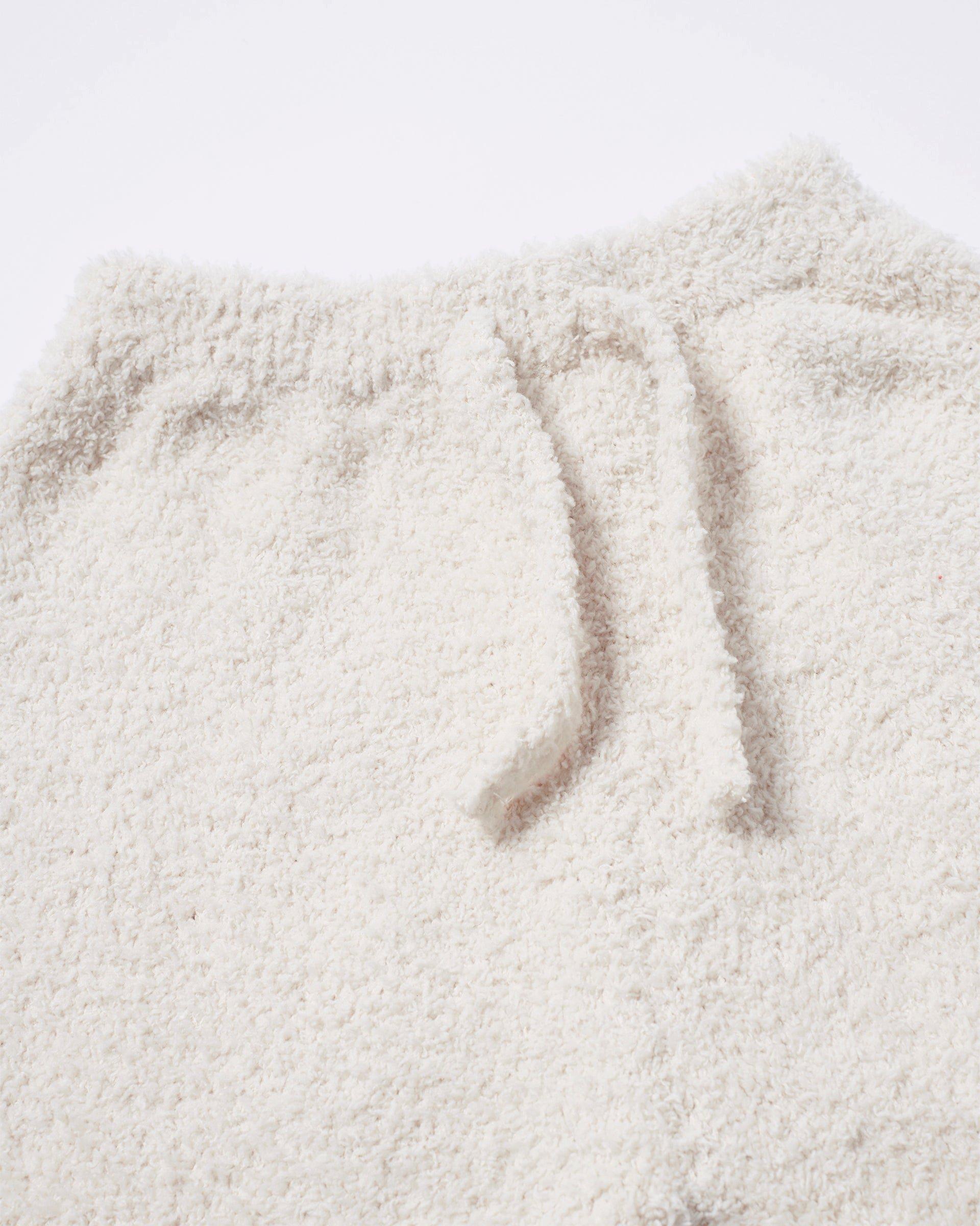 Boxy Lounge Pants Fuzzy - Ecru image number 3