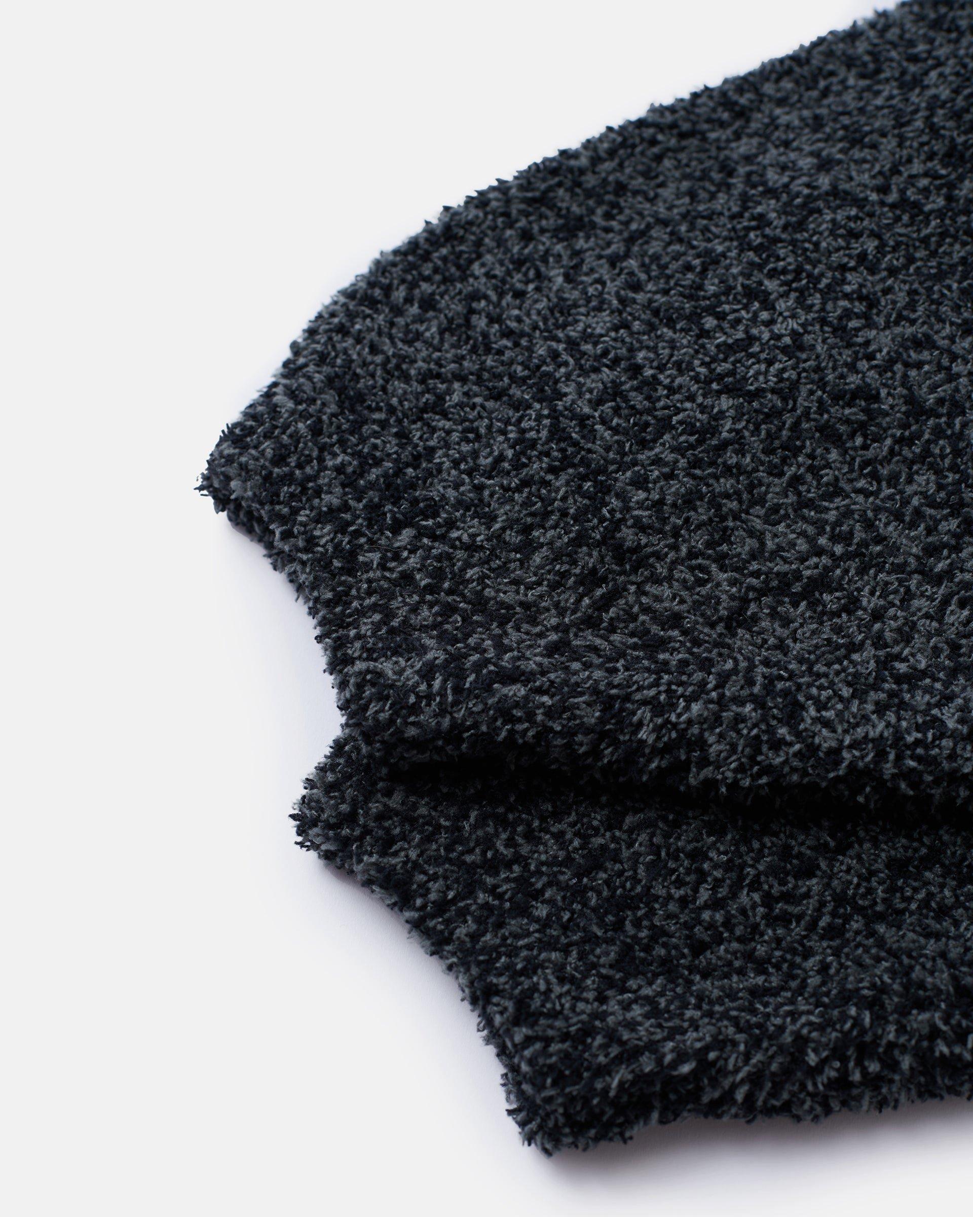 Boxy Lounge Pants Fuzzy - Black Melange image number 3