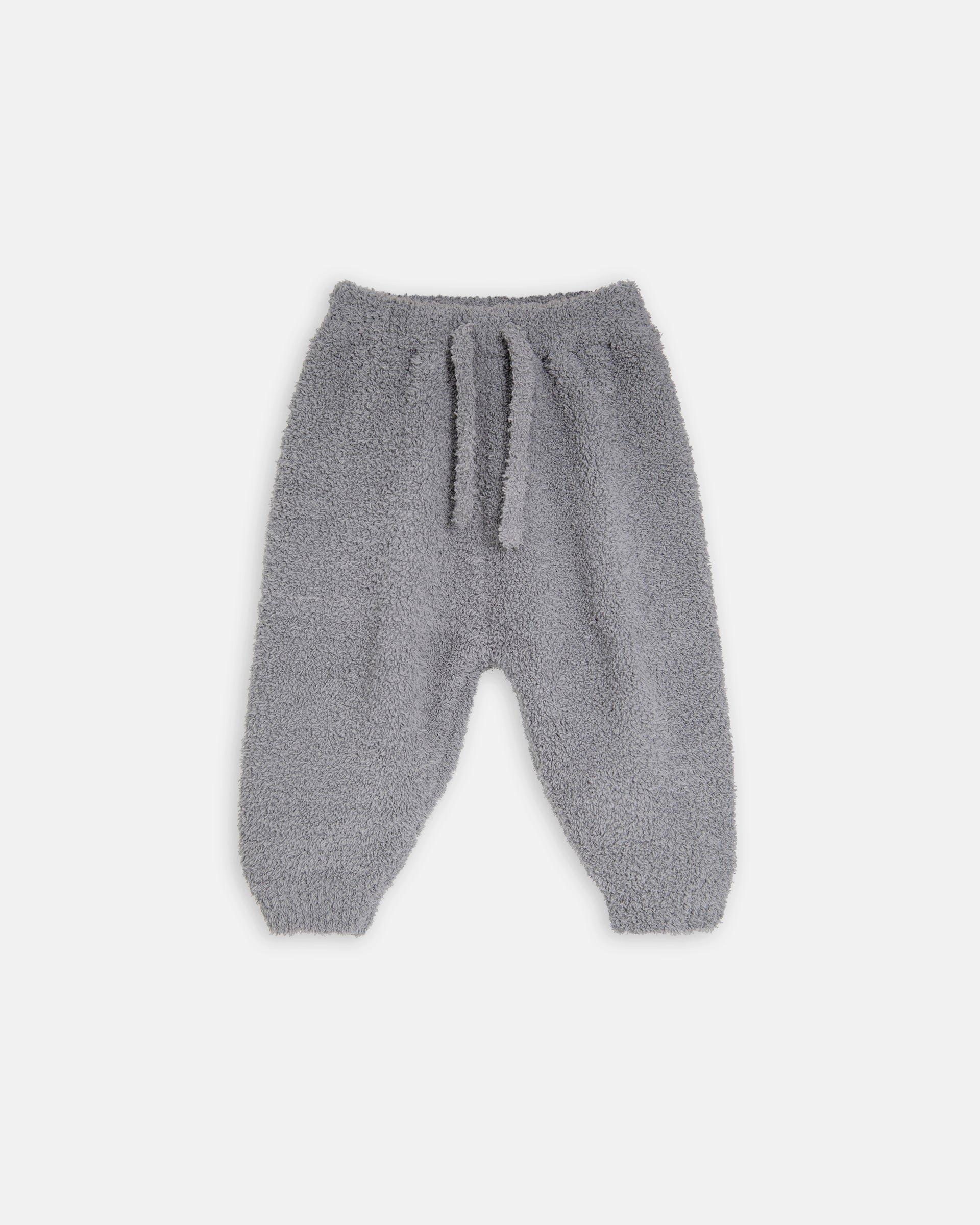 Boxy Lounge Pants Fuzzy - Gris image number 0