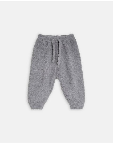 Boxy Lounge Pants Fuzzy - Gris