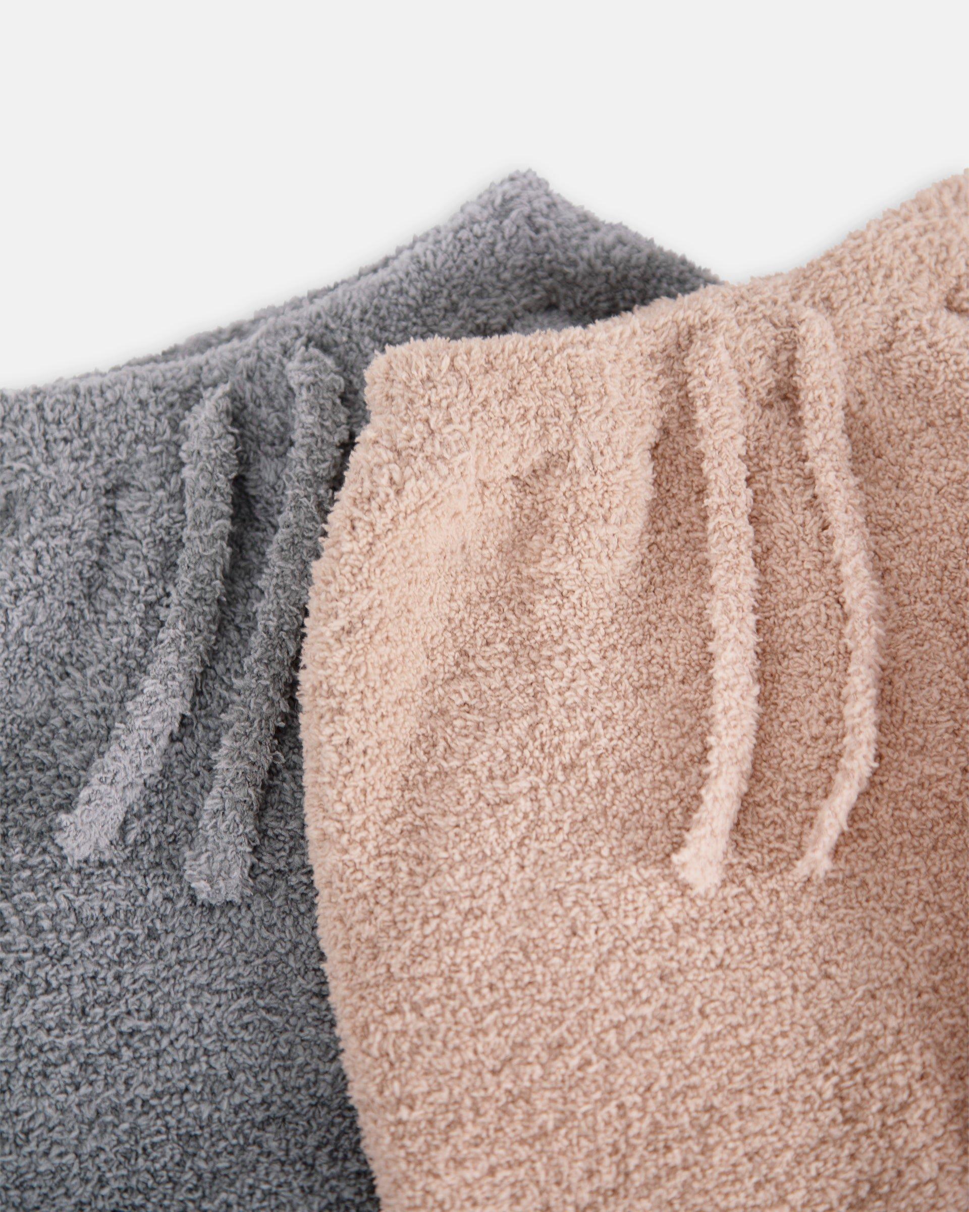 Boxy Lounge Pants Fuzzy - Gris image number 4