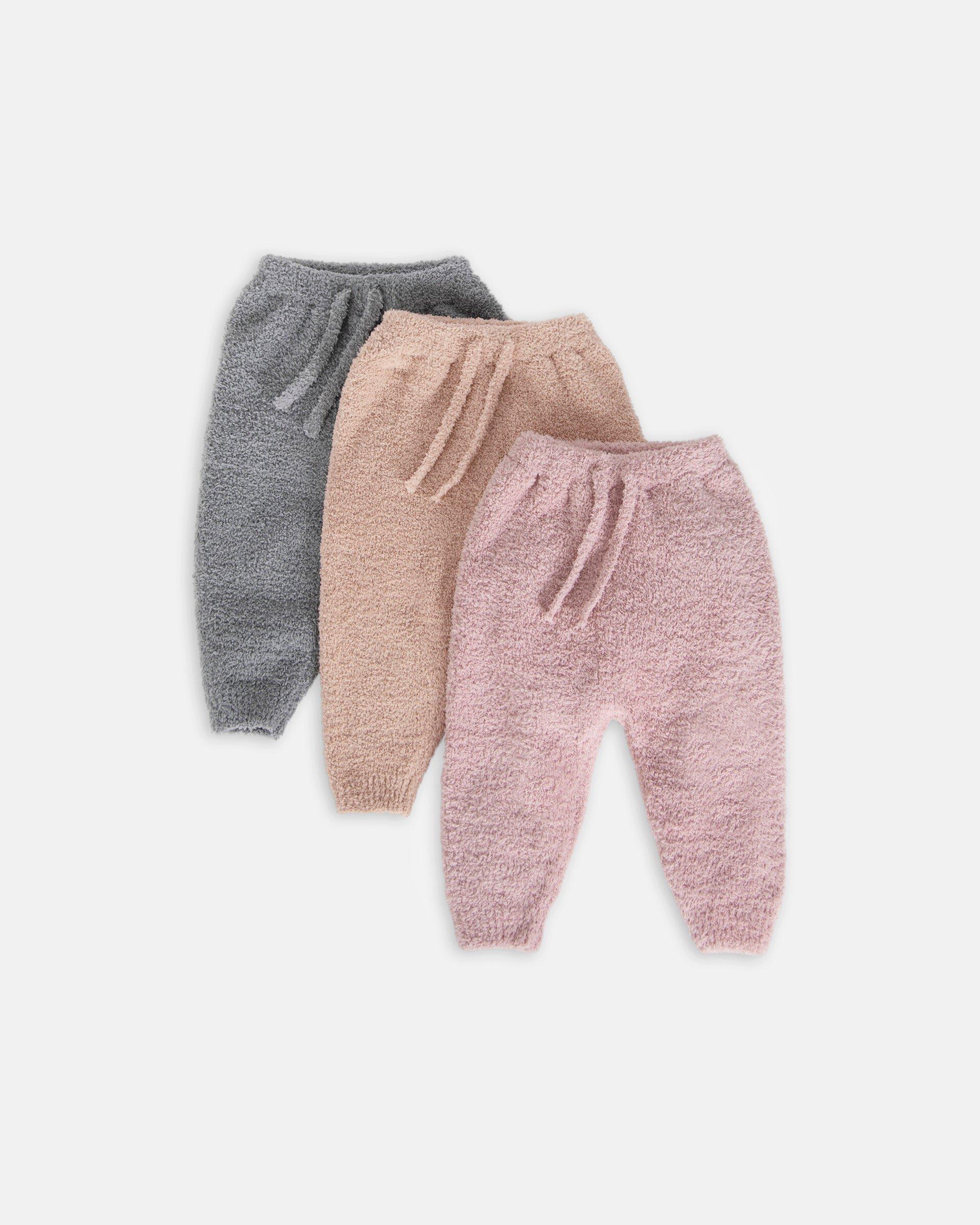 Boxy Lounge Pants Fuzzy - Ash Rose image number 3