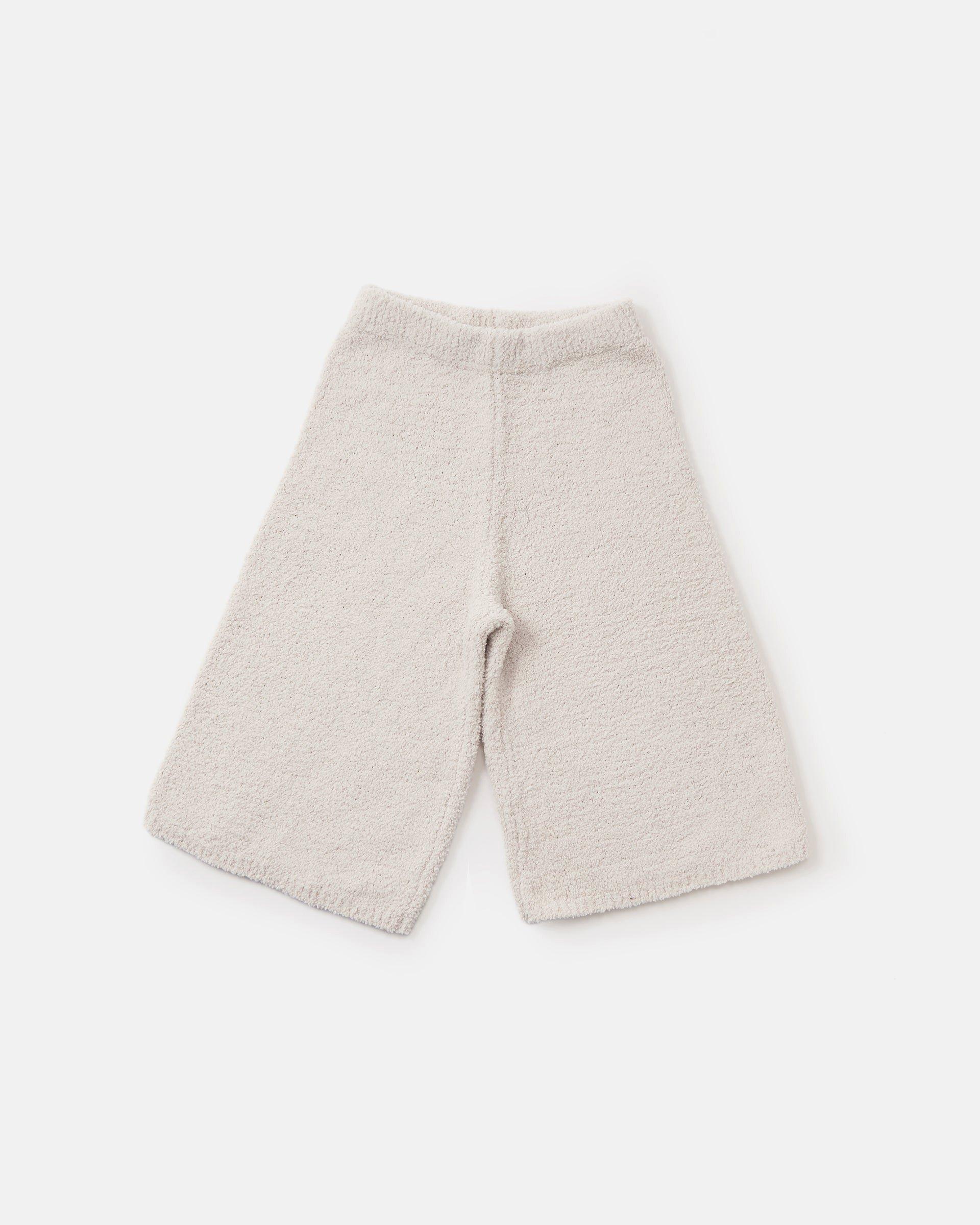 Wide Pants Fuzzy - Ecru