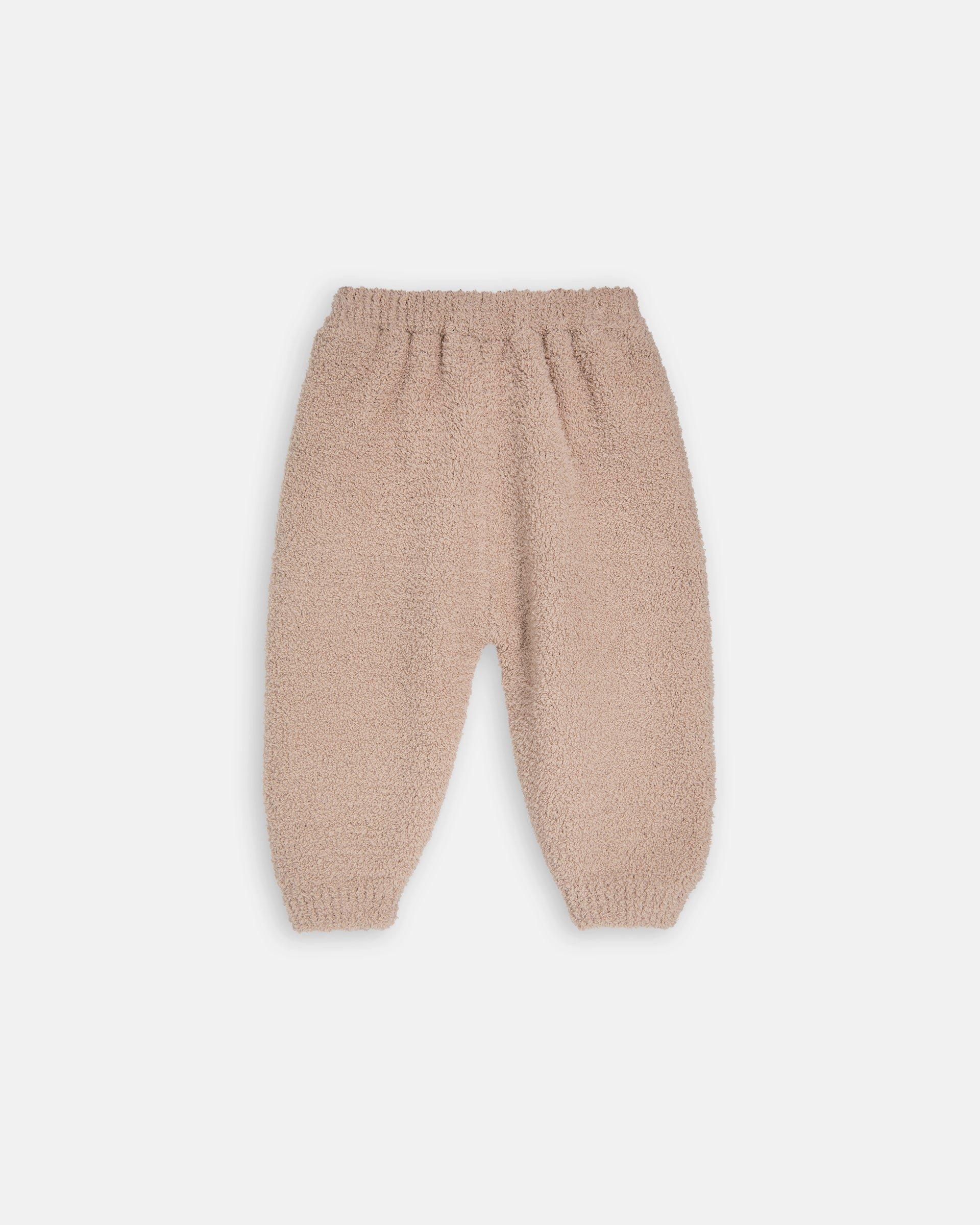 Boxy Lounge Pants Fuzzy - Pecan image number 1