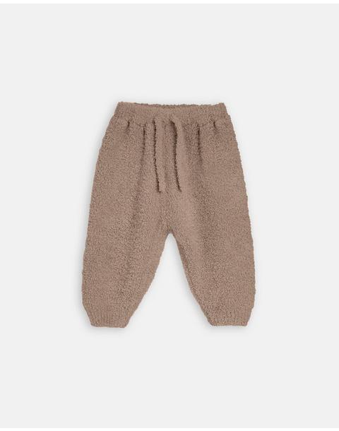 Boxy Lounge Pants Fuzzy - Taupe