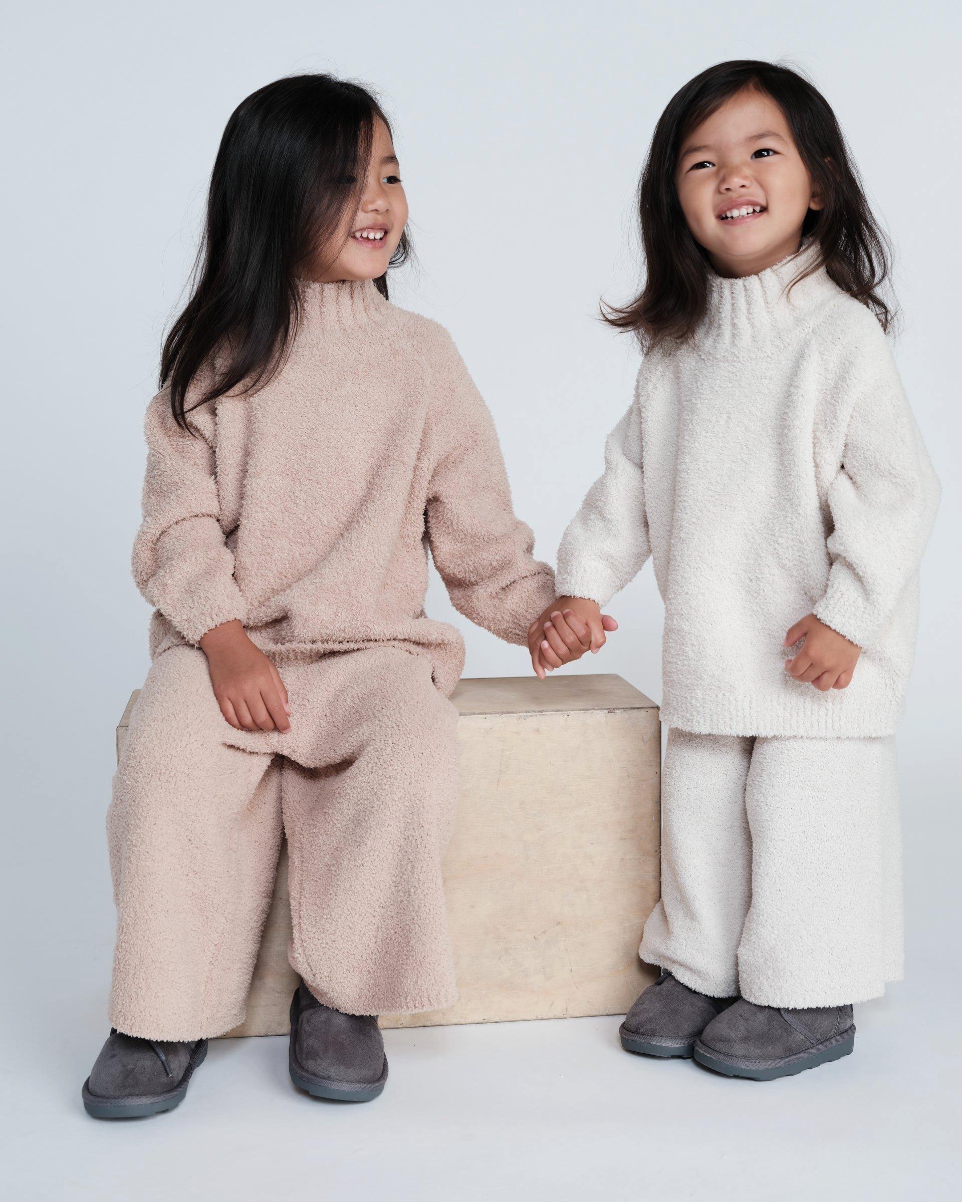 Wide Pants Fuzzy - Pecan image number 1