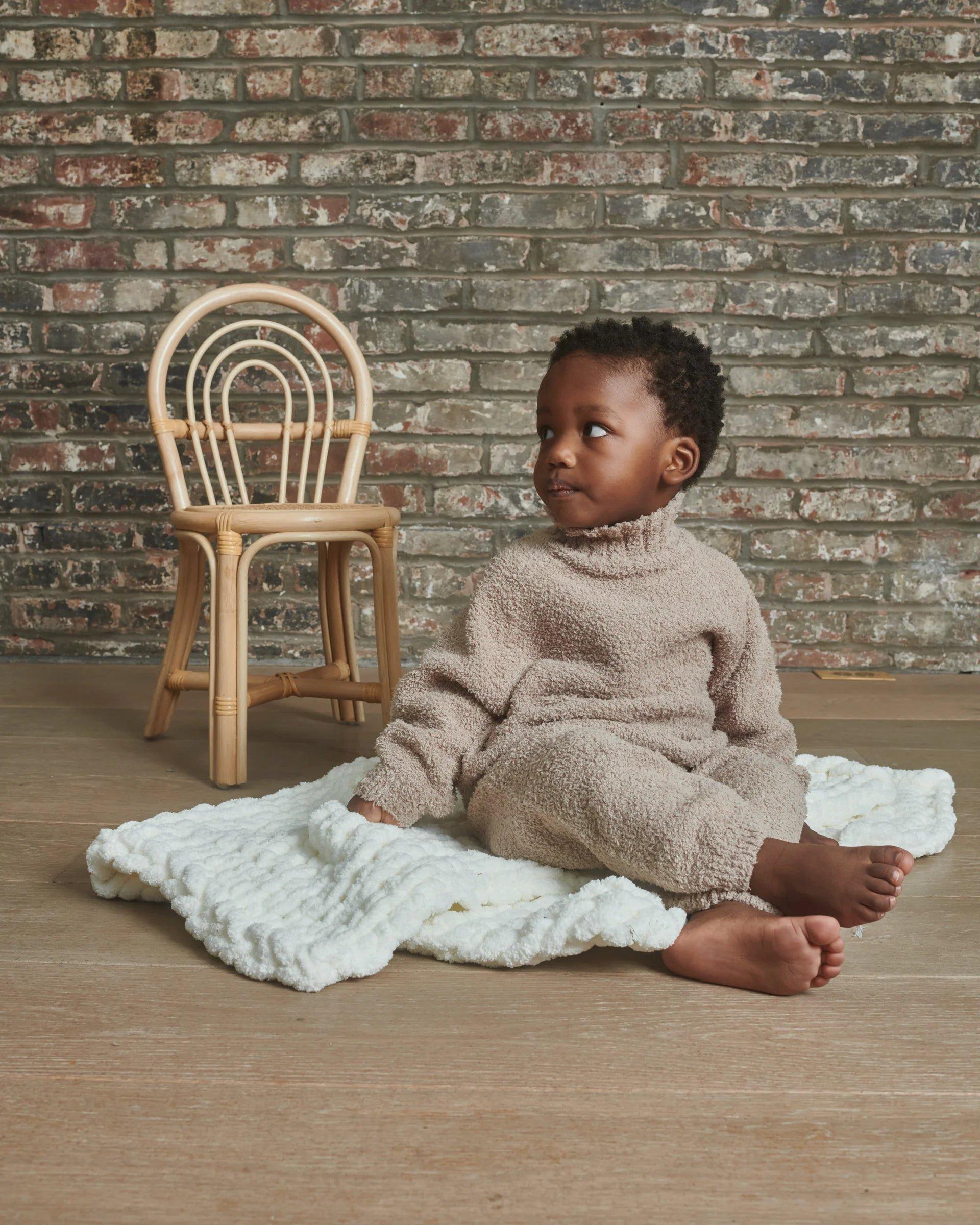 Mockneck Sweater Fuzzy - Taupe image number 2
