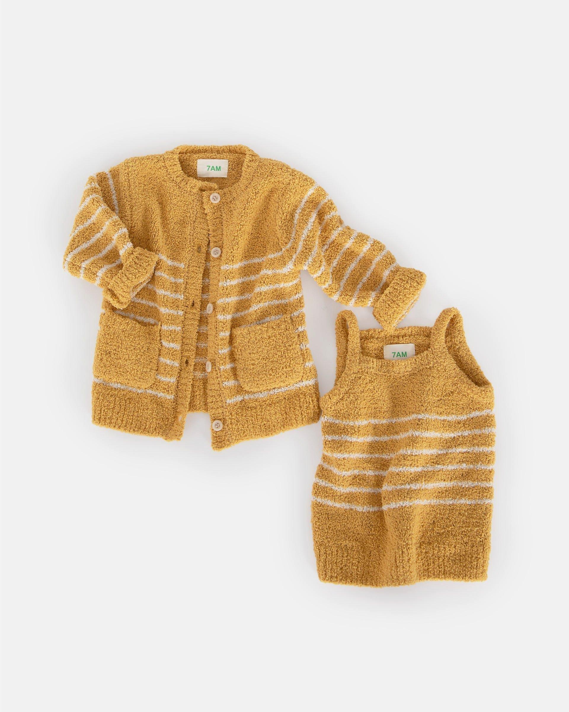 Camisole & Cardigan Set Fuzzy - Amber/Ecru image number 2