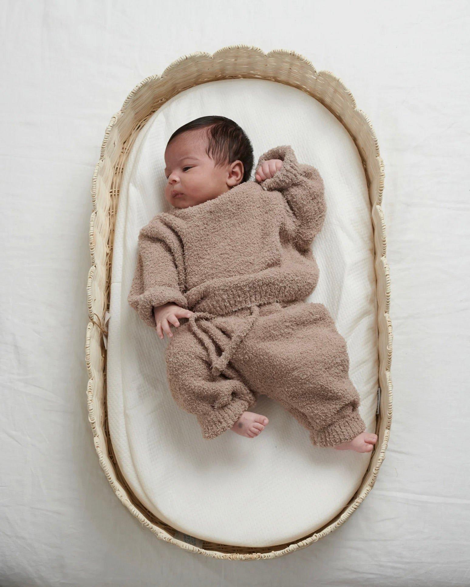 Boxy Sweater Fuzzy - Taupe image number 3