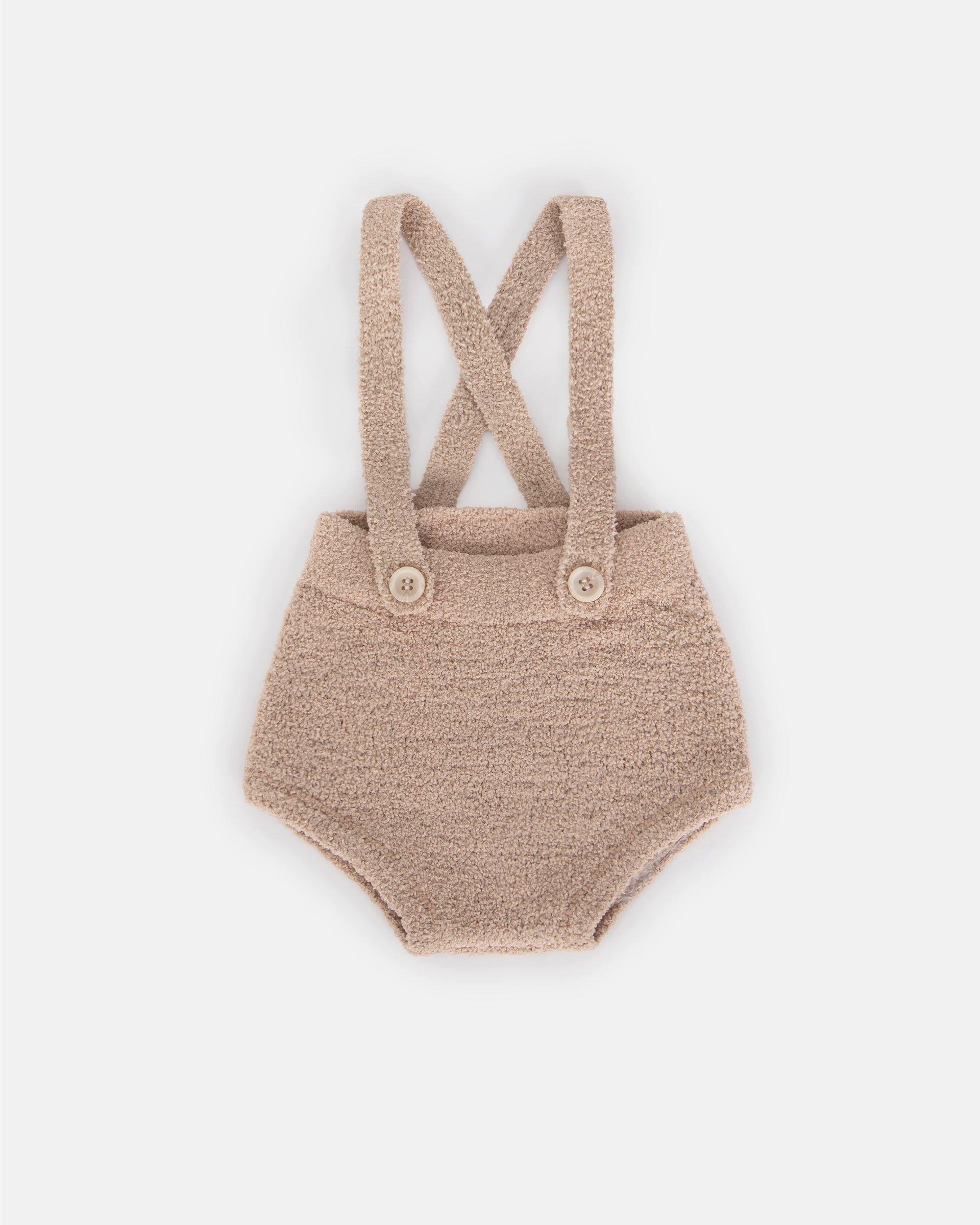 Suspender Bloomers Fuzzy - Pecan