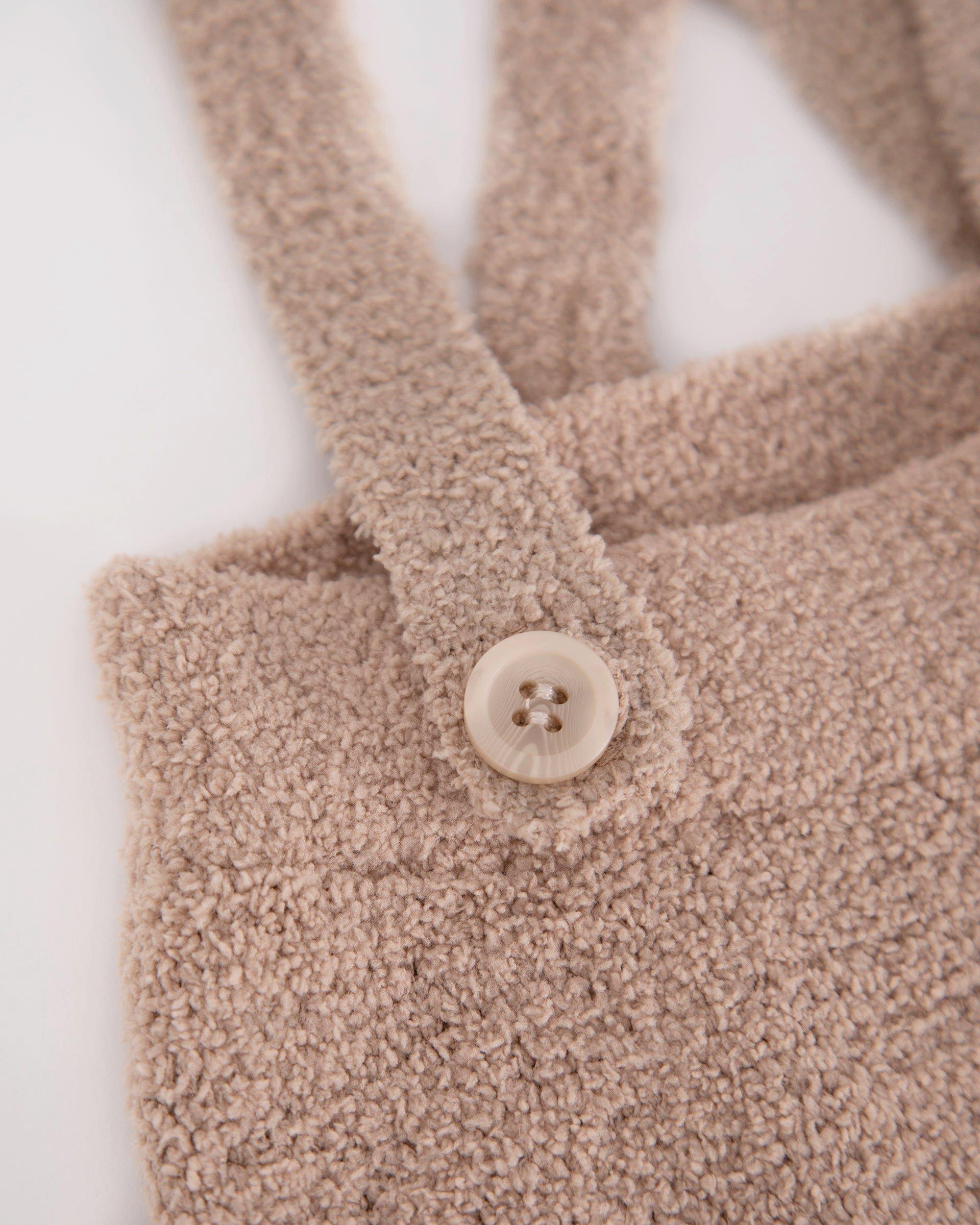 Suspender Bloomers Fuzzy - Pecan image number 3