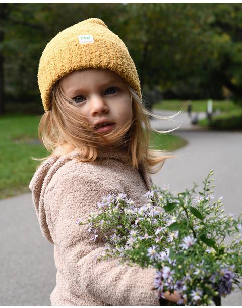 Hooded Cardigan Fuzzy - Pecan