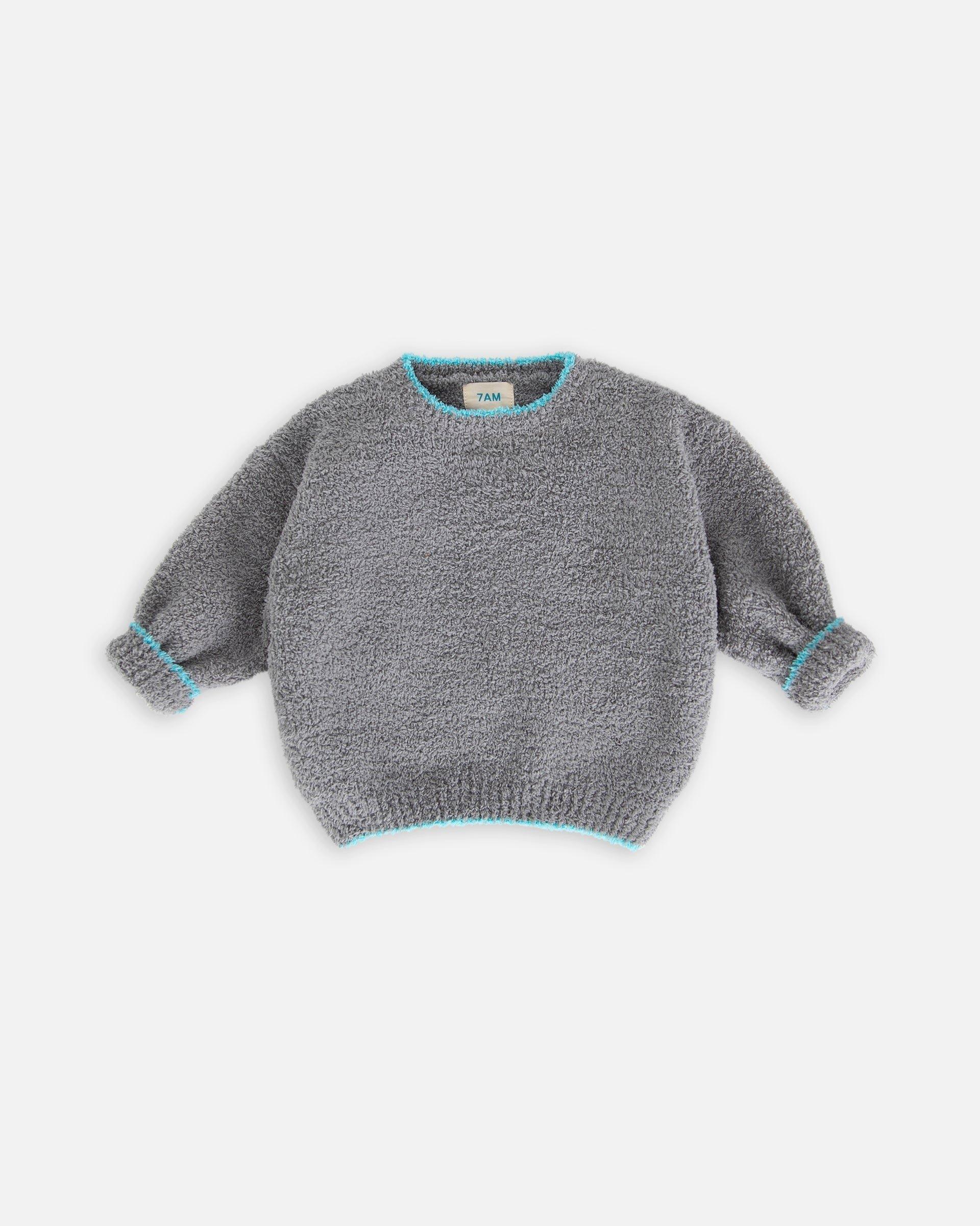Boxy Sweater Fuzzy - Gris image number 2