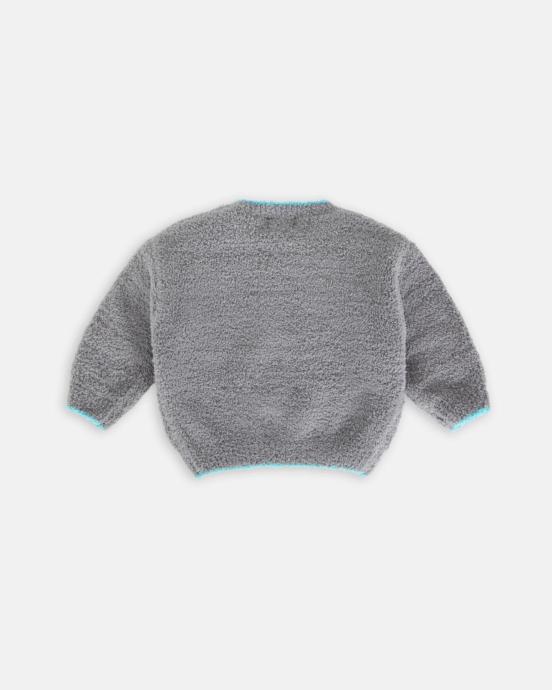 Boxy Sweater Fuzzy - Gris image number 3