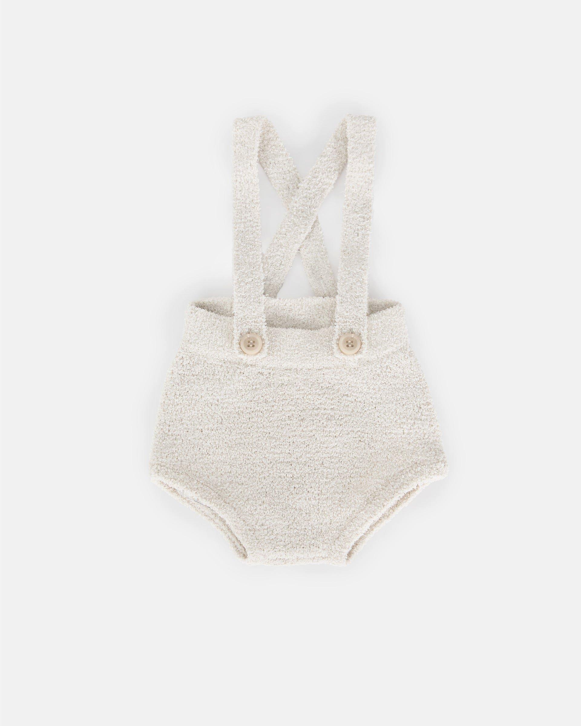 Suspender Bloomers Fuzzy - Ecru