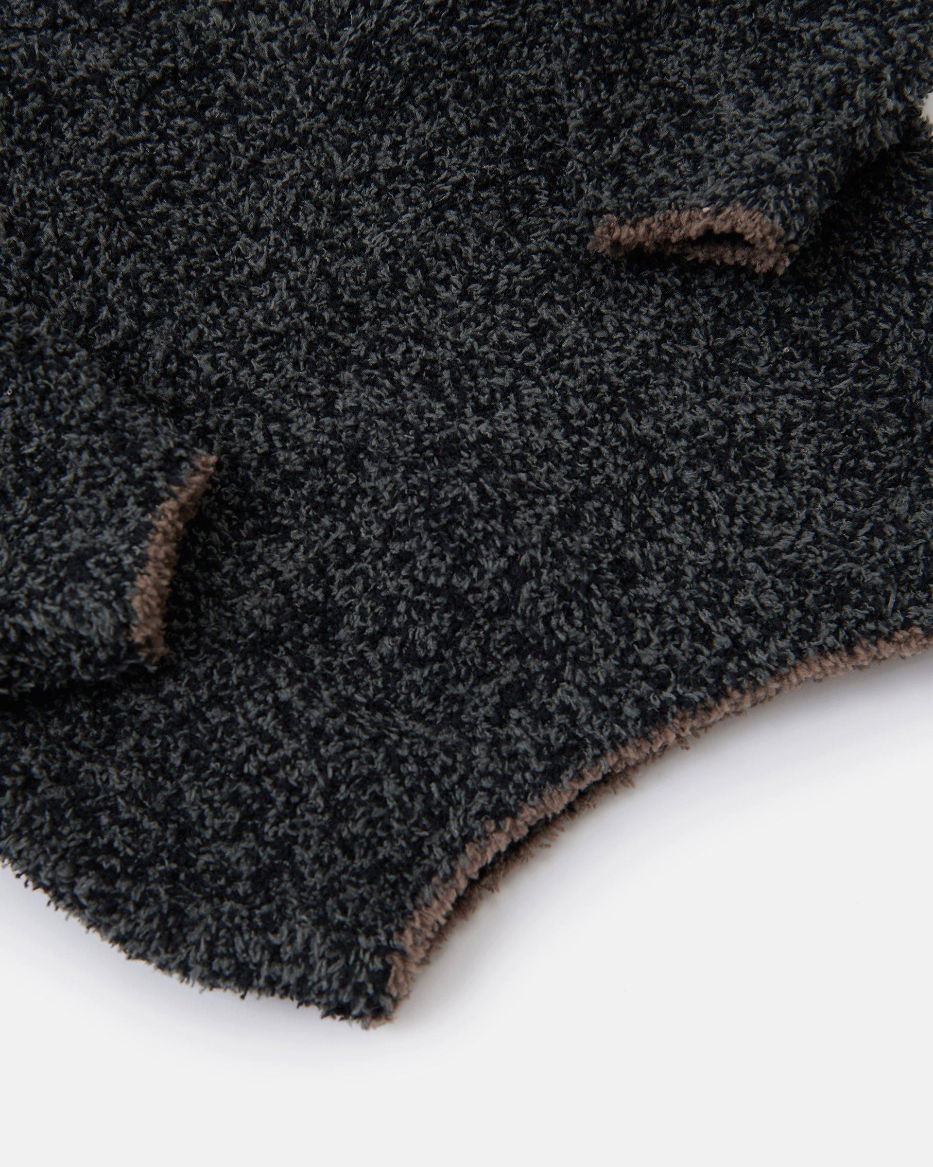 Boxy Sweater Fuzzy - Black Melange image number 2