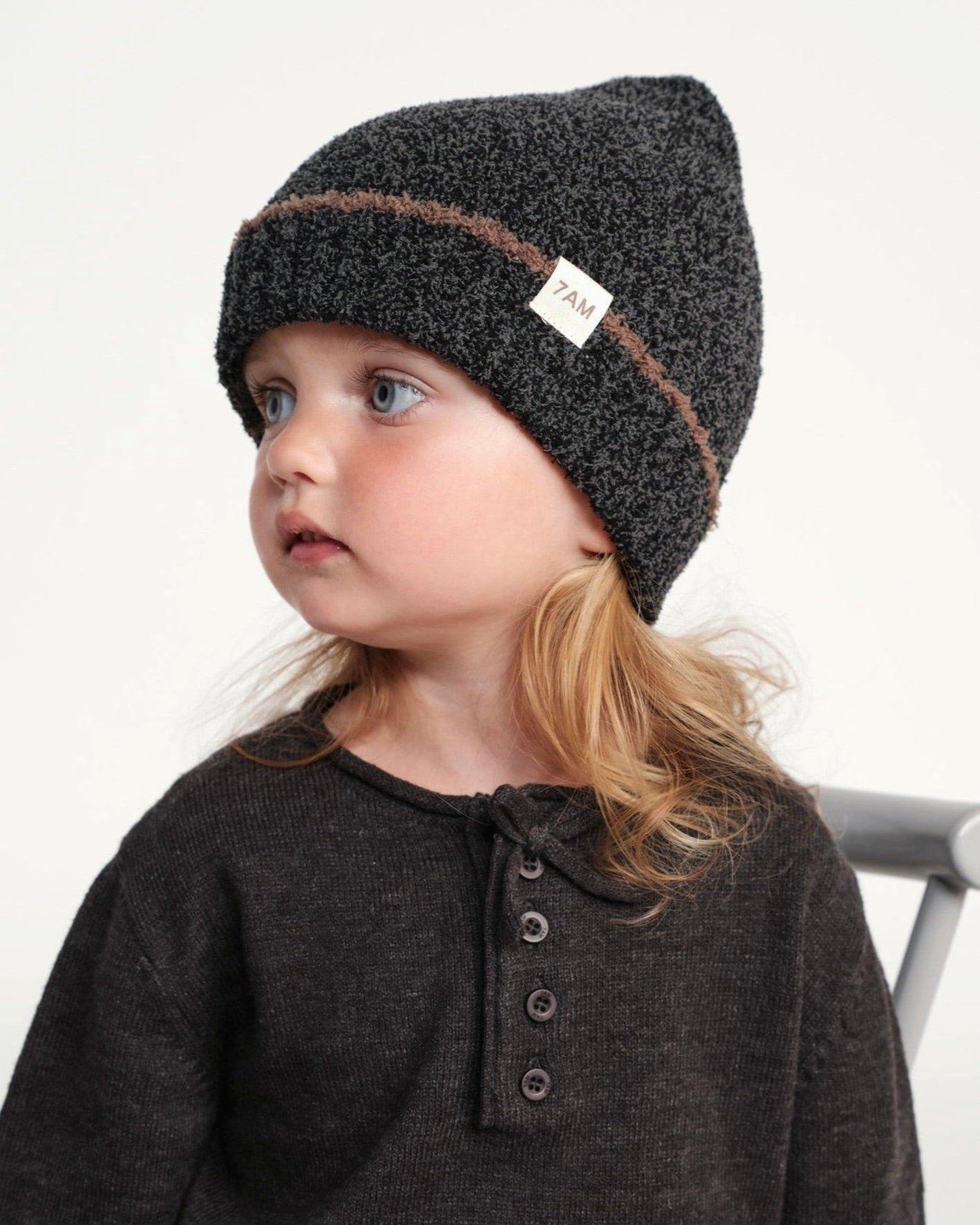 Beanie Fuzzy - Black Melange image number 3
